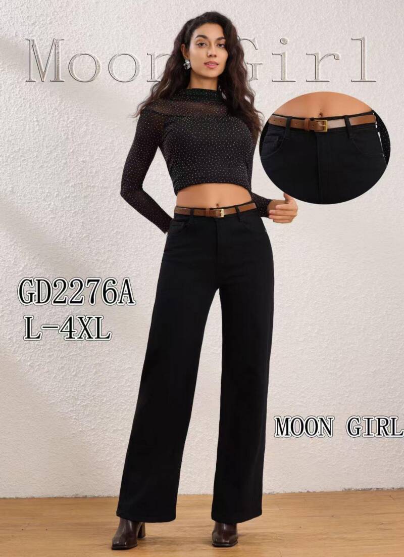 Spodnie damskie jeansy Roz L-4XL, 1 Kolor Paczka 10 szt